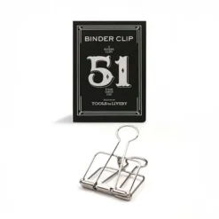 Tools To Liveby | Binder Clips Plateado (51mm)
