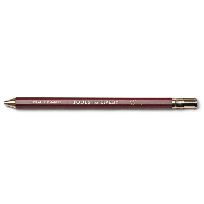 Tools To Liveby | Bolígrafo de Madera Dark Red 0.5