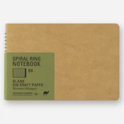 Traveler's Company | Cuaderno con Espiral B6 Papel Kraft
