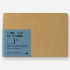 Traveler's Company | Cuaderno Con Espiral B6 PAPEL ACUARELA