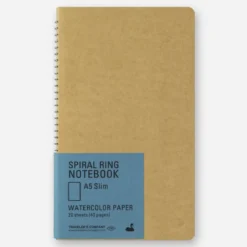 Traveler's Company | Cuaderno con Espiral A5 Slim Papel Acuarela