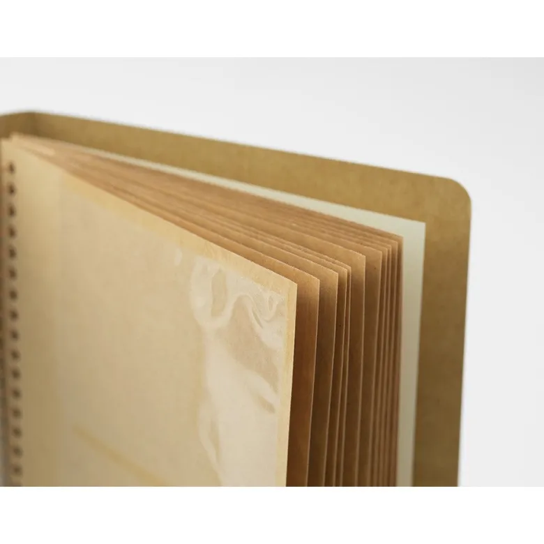 Traveler's Company | Cuaderno con Espiral A5 Slim Porta Tarjetas