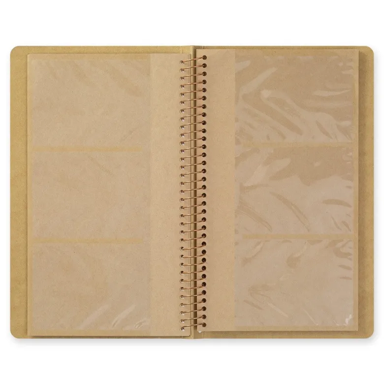 Traveler's Company | Cuaderno con Espiral A5 Slim Porta Tarjetas