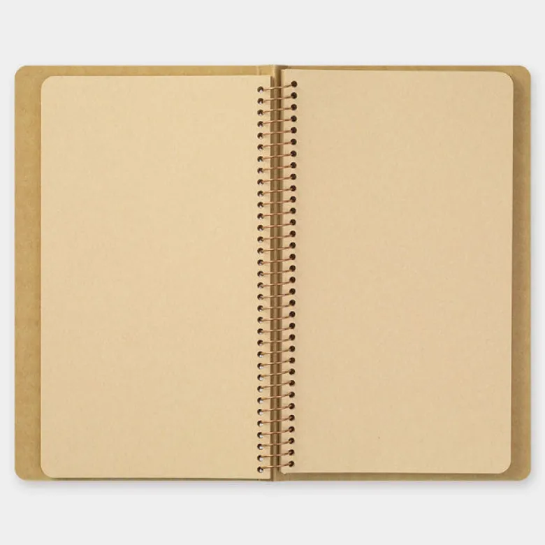 Traveler's Company | Cuaderno con Espiral A5 Slim Papel Kraft