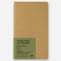 Traveler's Company | Cuaderno con Espiral A5 Slim Papel Kraft