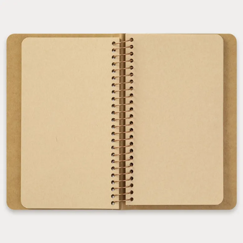 Traveler's Company | Cuaderno con Espiral A6 Papel Kraft