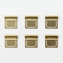 Traveler's Company | Marcapáginas Brass Index Plate