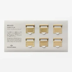 Traveler's Company | Marcapáginas Brass Index Plate