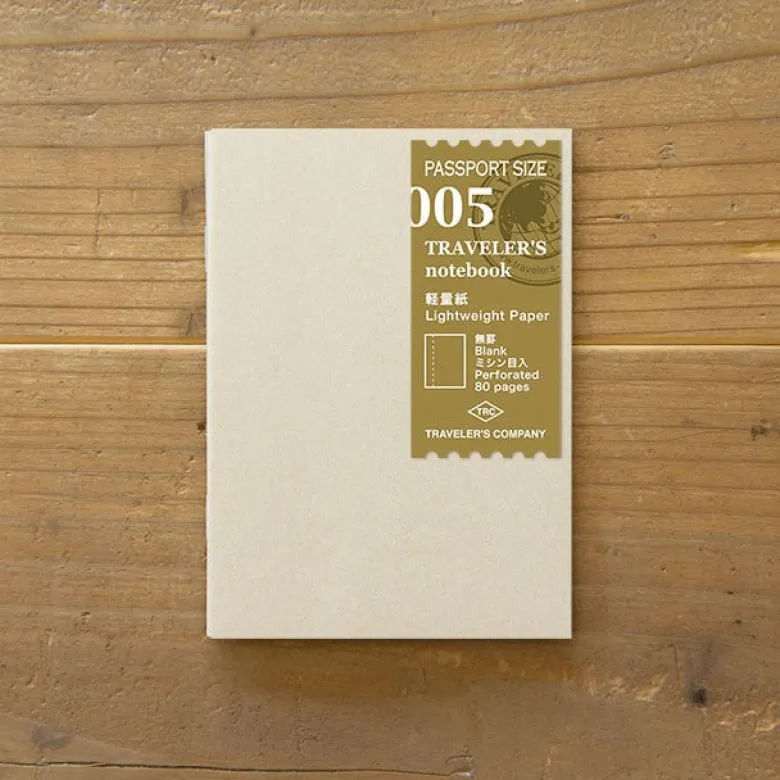 Traveler's Company | Recambio Passport 005 Papel Lightweight