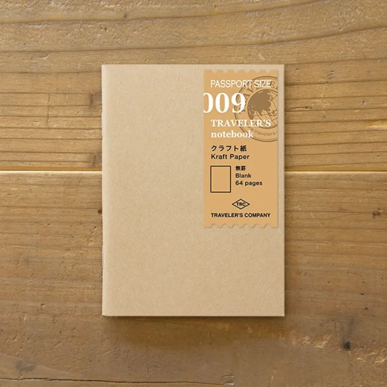 Traveler's Company | Recambio Passport 009 Papel Kraft