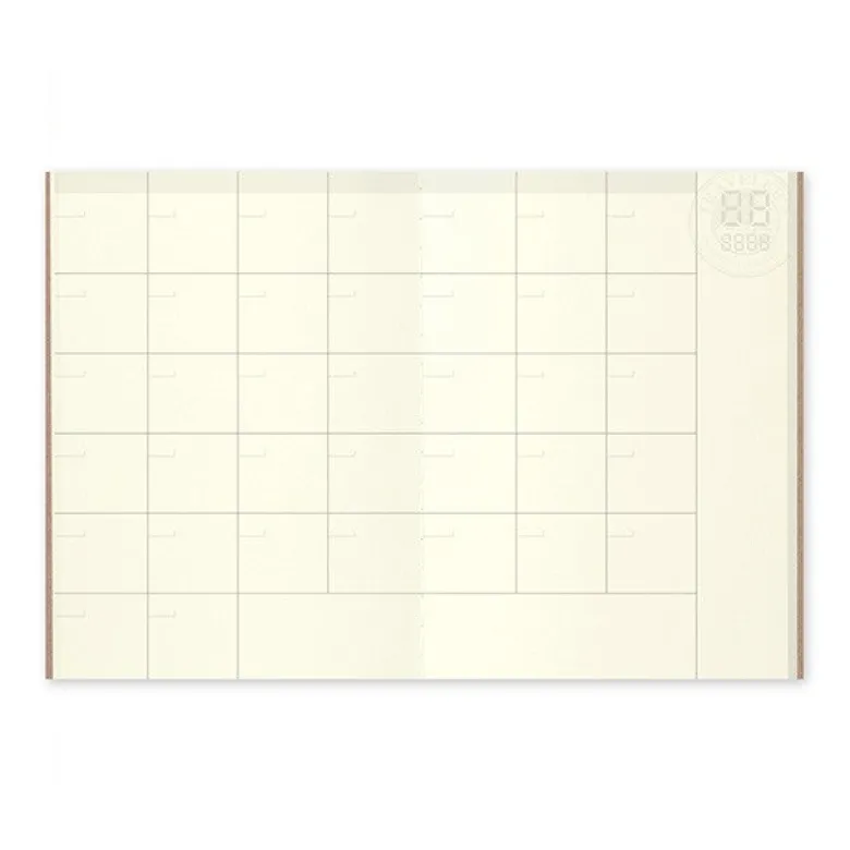 Traveler's Company | Recambio Passport 006 Planificador Mensual