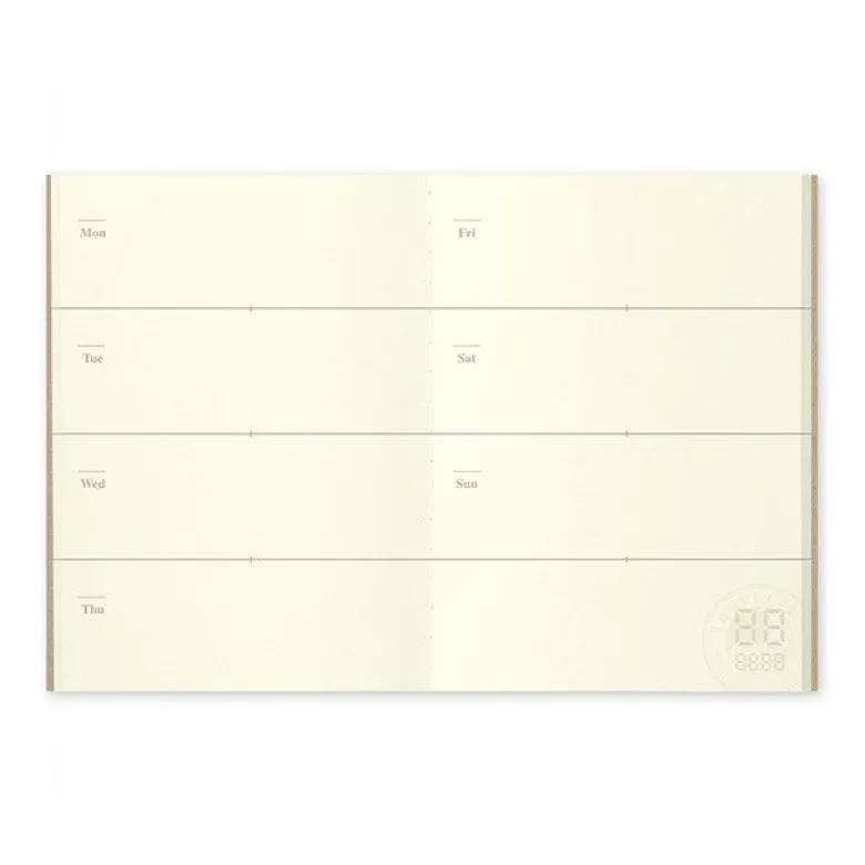 Traveler's Company | Recambio Passport 007 Planificador Semanal