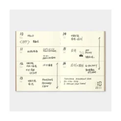 Traveler's Company | Recambio Passport 007 Planificador Semanal