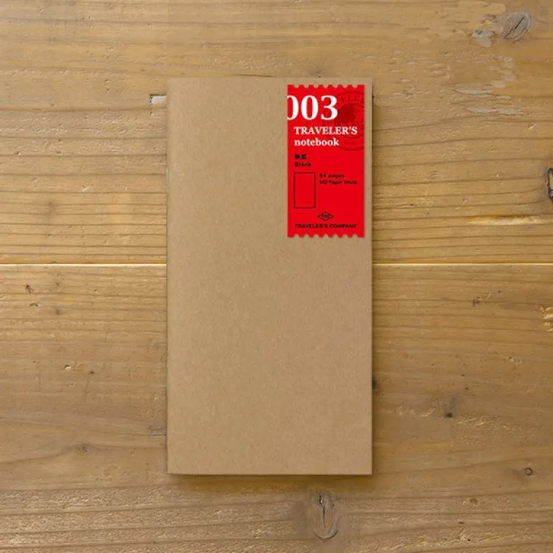 Traveler's Company | Recambio Regular 003 Cuaderno Liso