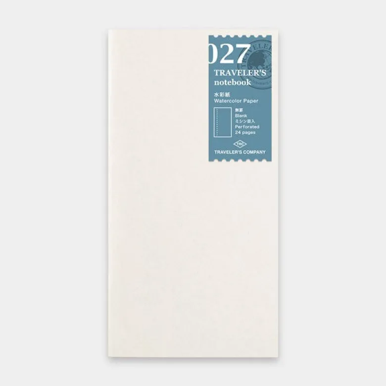 Traveler's Company | Recambio Regular 027 Papel Acuarela