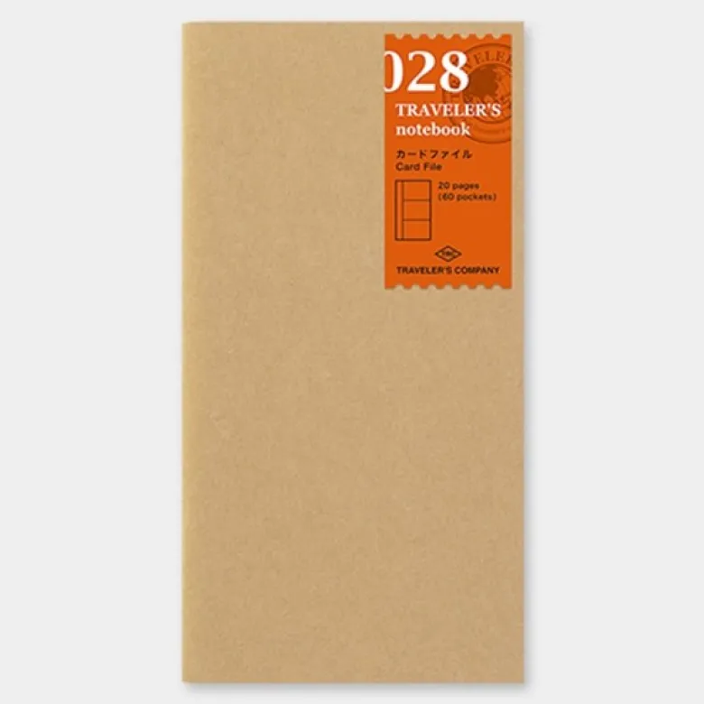 Traveler's Company | Recambio Regular 028 Tarjetero Card File