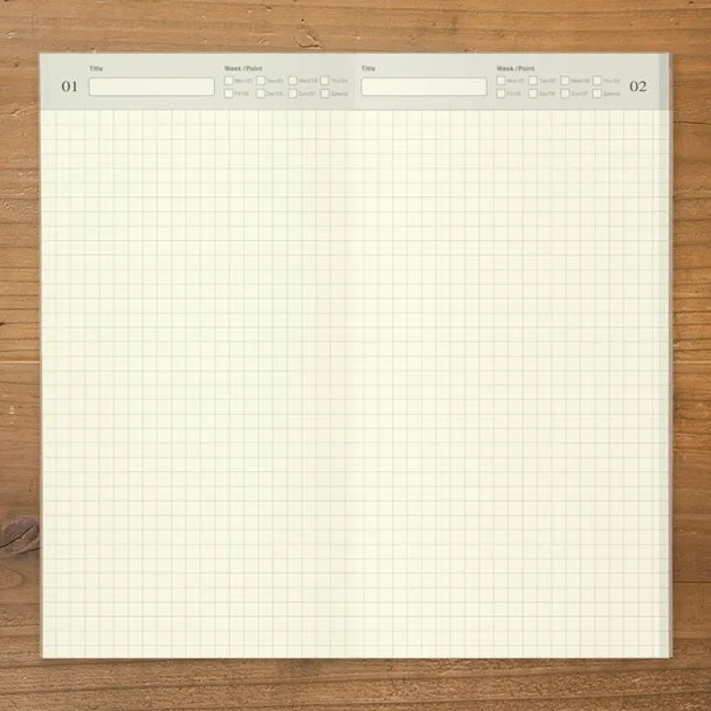 Traveler's Company | Recambio Regular 005 Planificador Diario