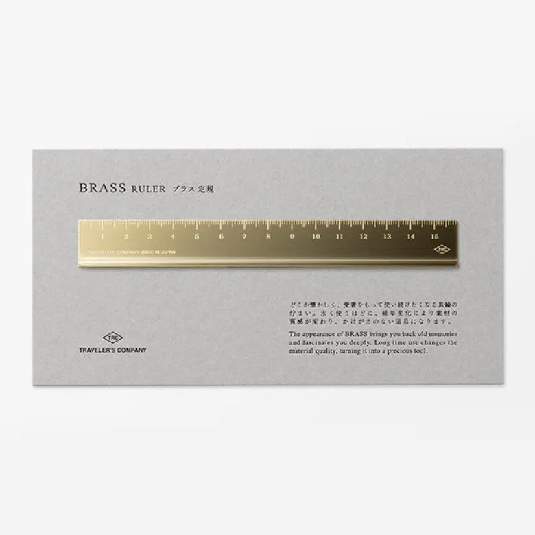 Traveler's Company | Regla Brass