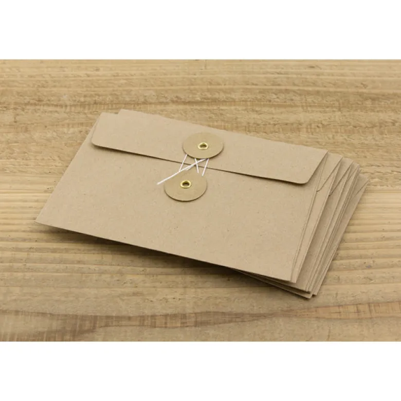 Traveler's Company | Set de Sobres Kraft M Gris