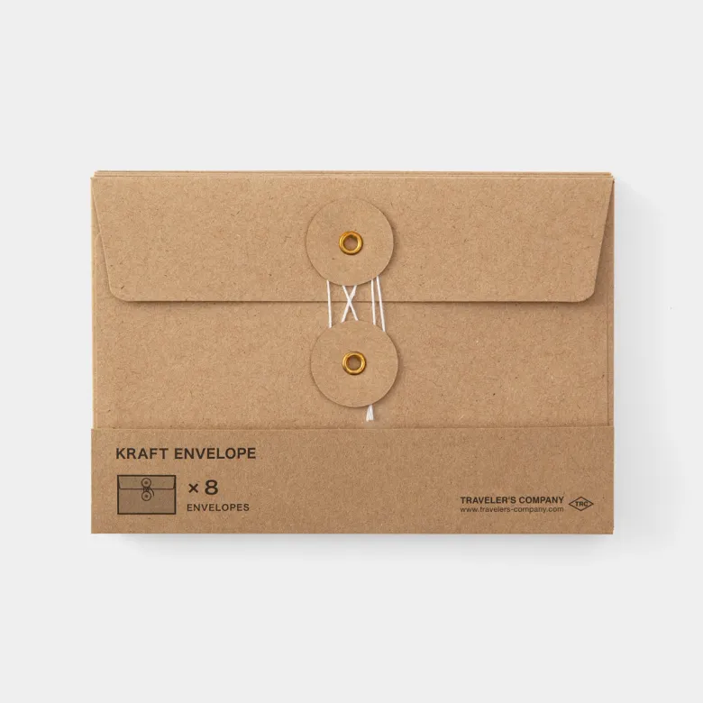 Traveler's Company | Set de Sobres Kraft M Gris