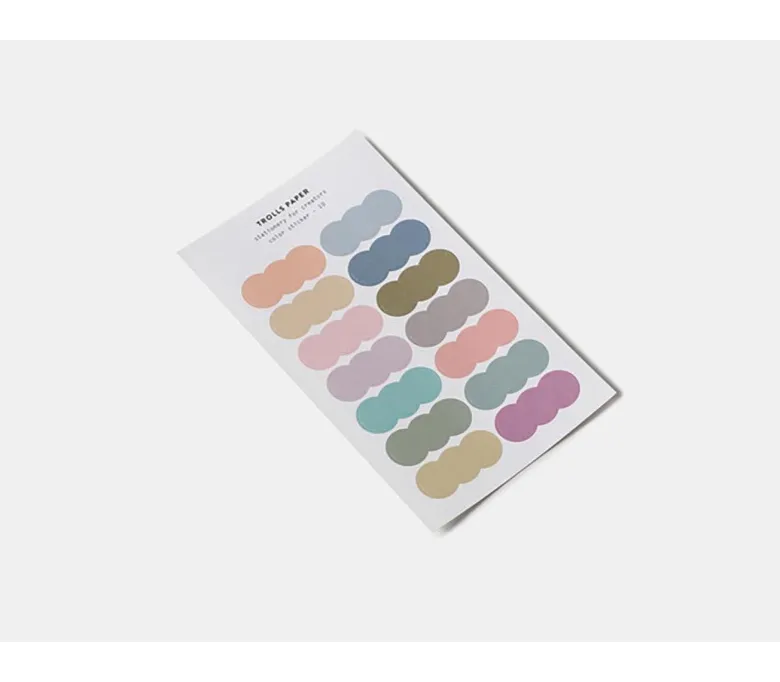 Trolls Paper | Set de Pegatinas Color (10pc)