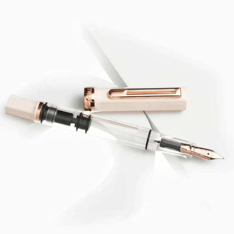 TWSBI | Pluma Estilográfica ECO Cream With Rose Gold F