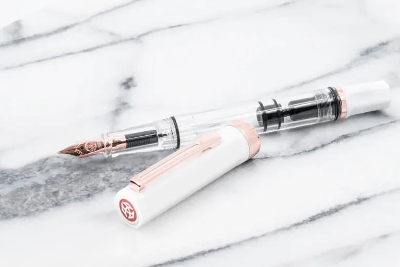 TWSBI | Pluma Estilográfica ECO White With Rose Gold EF