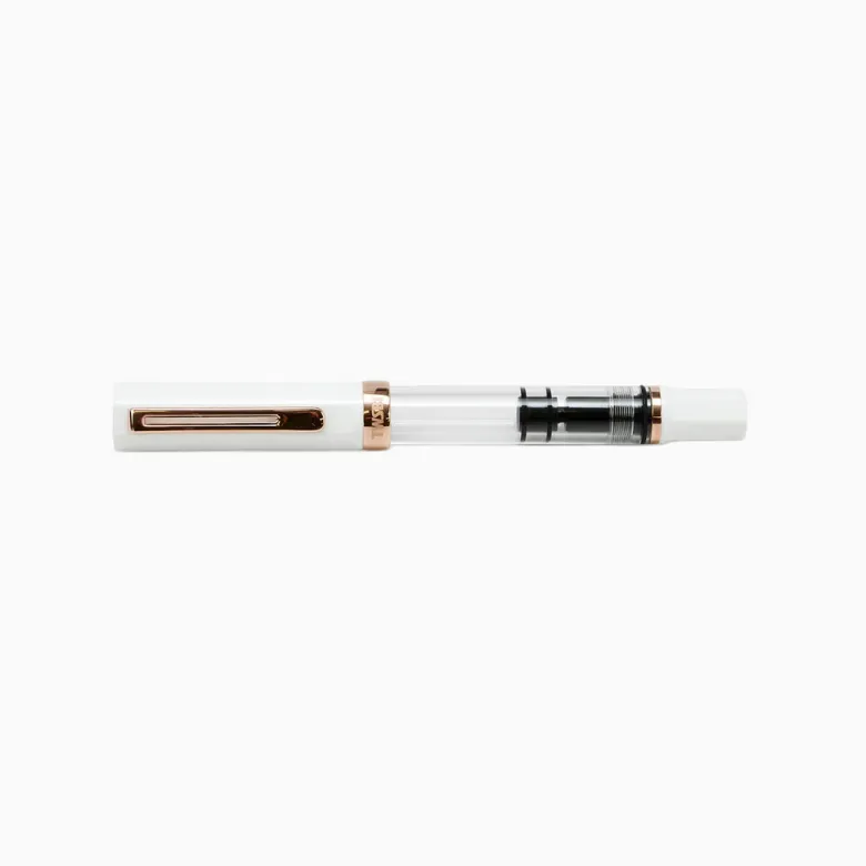 TWSBI | Pluma Estilográfica ECO White With Rose Gold EF
