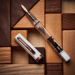 TWSBI | Pluma Estilográfica ECO White With Rose Gold EF