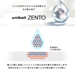 Uniball | Bolígrafo Zento Standard 0.7 Indigo (Tinta Negra)