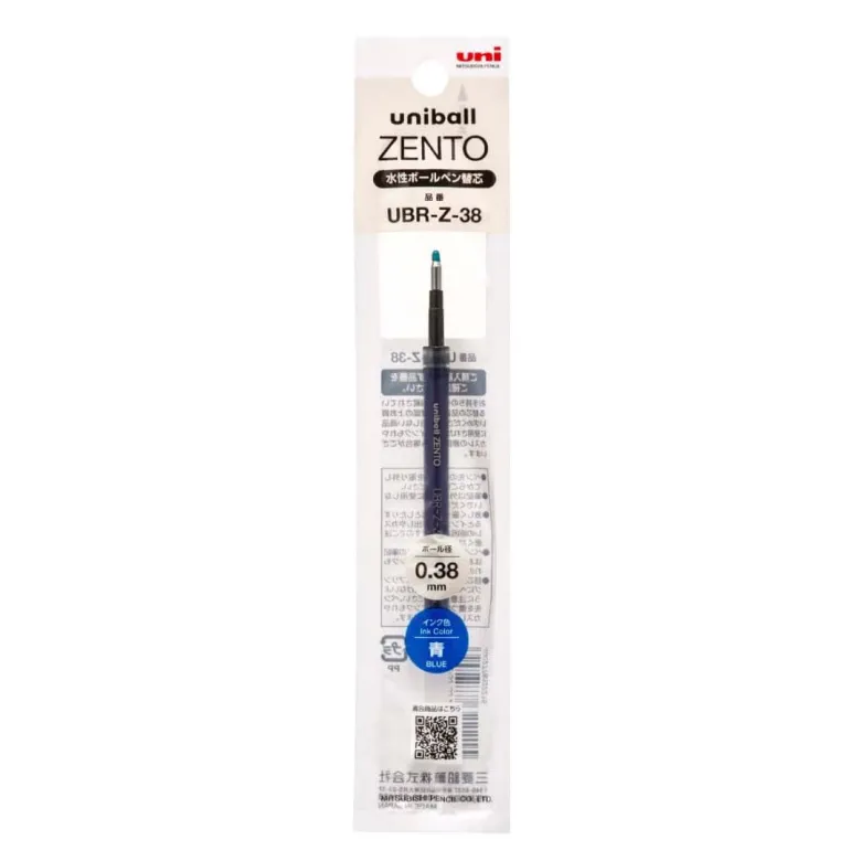 Uniball | Recambio Azul 0.38mm para Bolígrafo Uniball Zento