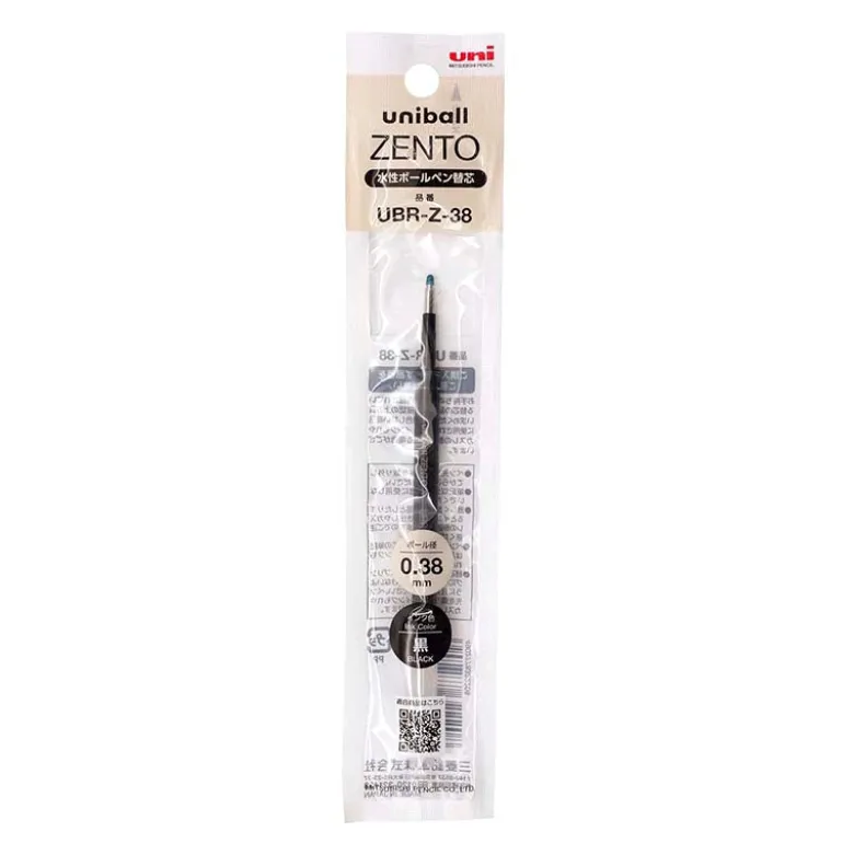 Uniball | Recambio Negro 0.38mm para Bolígrafo Uniball Zento