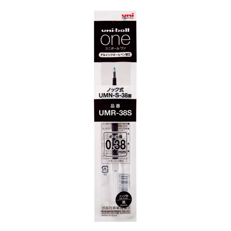 Uniball | Recambio Negro 0.38mm para Bolígrafo ONE