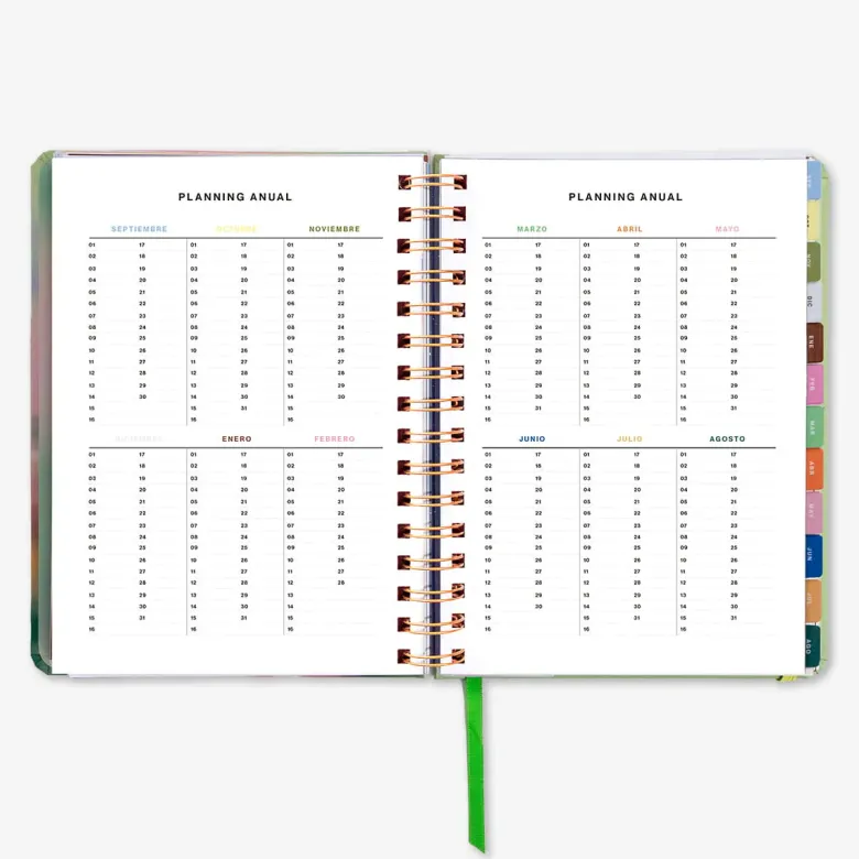 Uo Estudio | Agenda Escolar Bloom 2026-2027 (Semanal)