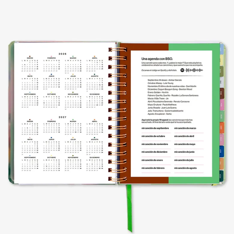 Uo Estudio | Agenda Escolar Bloom 2026-2027 (Semanal)