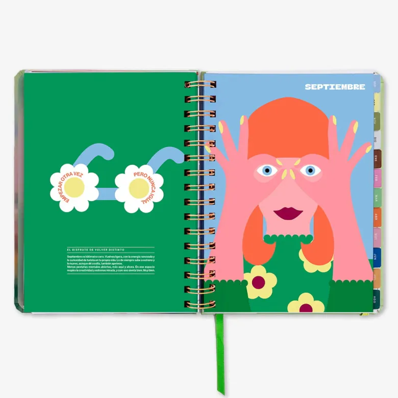 Uo Estudio | Agenda Escolar Bloom 2026-2027 (Semanal)