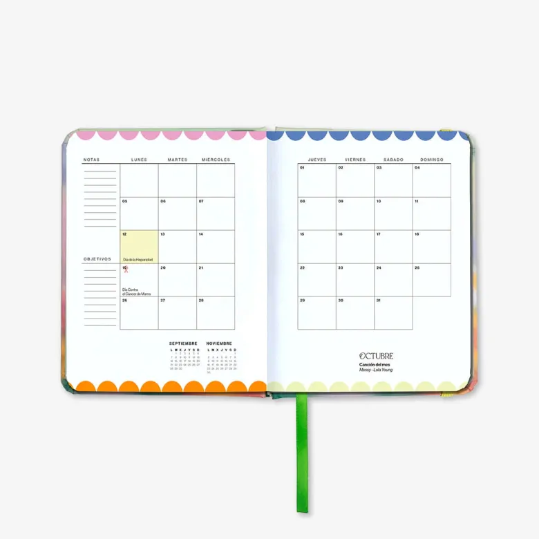 Uo Estudio | Agenda Escolar Bloom MINI 2026-2027 (Semanal)