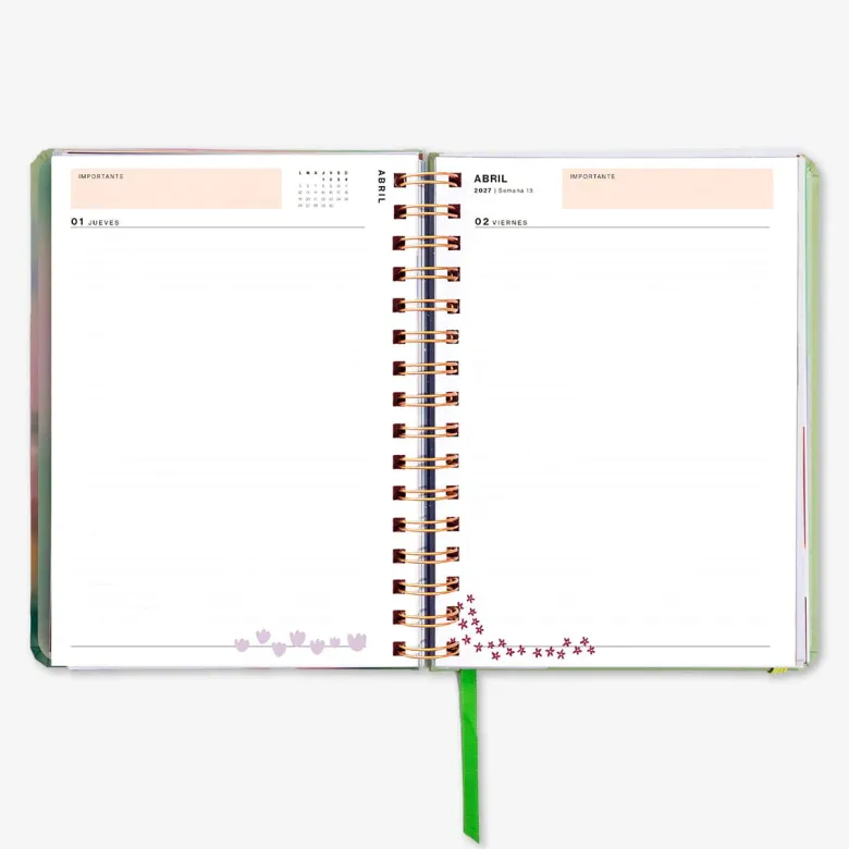 Uo Estudio | Agenda Escolar Bloom 2026-2027 (Diaria)
