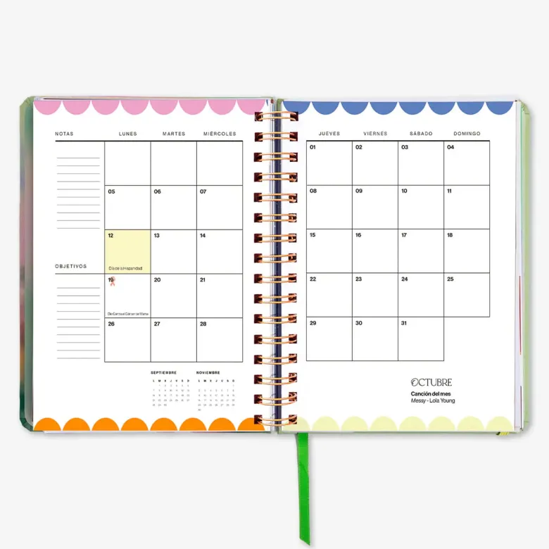 Uo Estudio | Agenda Escolar Bloom 2026-2027 (Diaria)