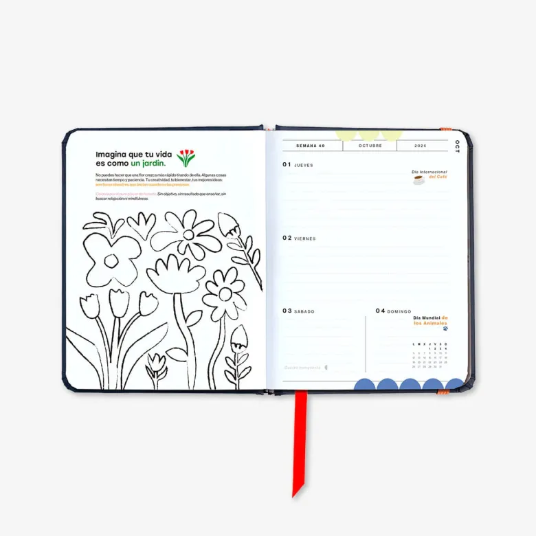 Uo Estudio | Agenda Escolar Kyoto MINI 2026-2027 (Semanal)