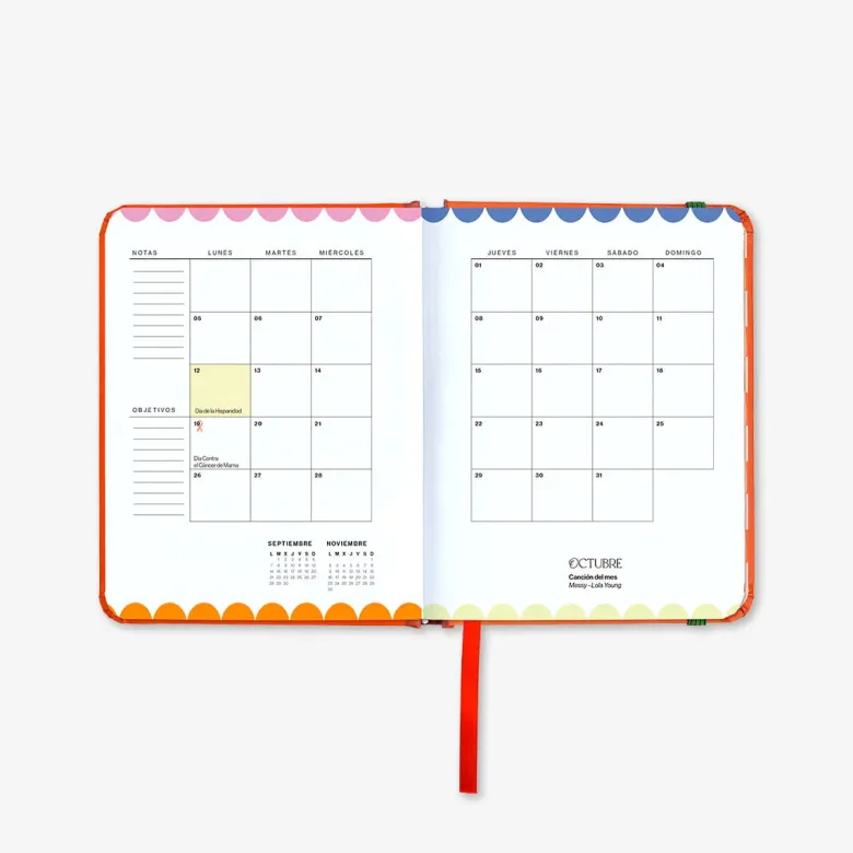 Uo Estudio | Agenda Escolar Sunset MINI 2026-2027 (Semanal)