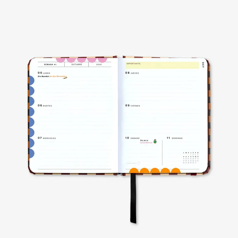 Uo Estudio | Agenda Escolar Universo MINI 2026-2027 (Semanal)