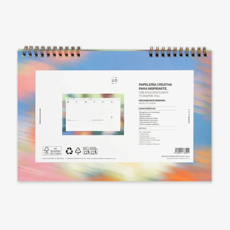 Uo Estudio | Planificador Semanal Blooming