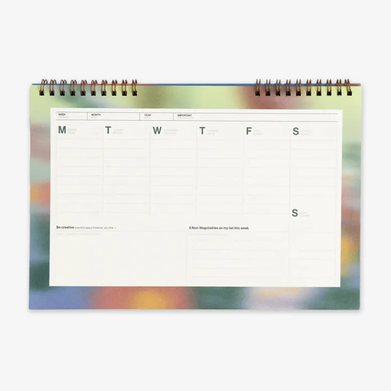 Uo Estudio | Planificador Semanal Blooming