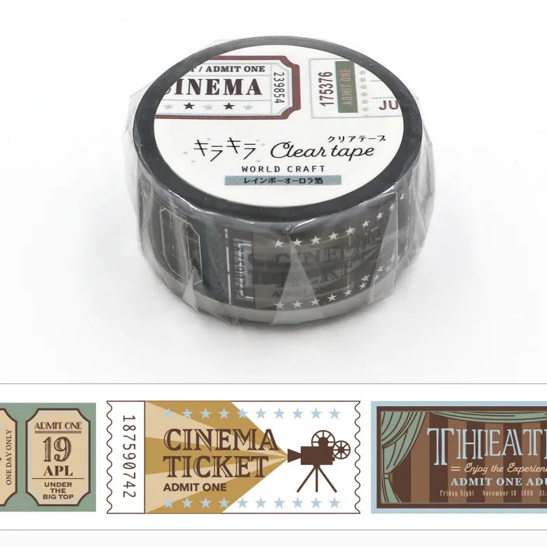 World Craft | KiraKira Tickets Clear Tape