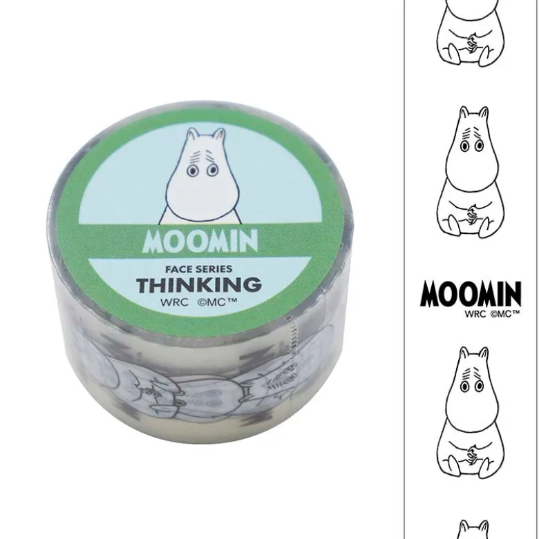 World Craft | Moomin Face Series Thinking Clear Tape