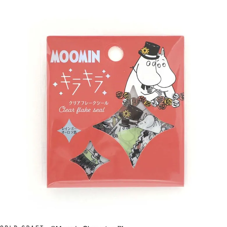 World Craft | Pegatinas Flake KiraKira Moominpappa & Moominmamma