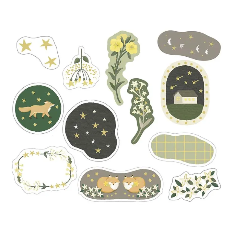 World Craft | Pegatinas Flake Kirakira Starry Night