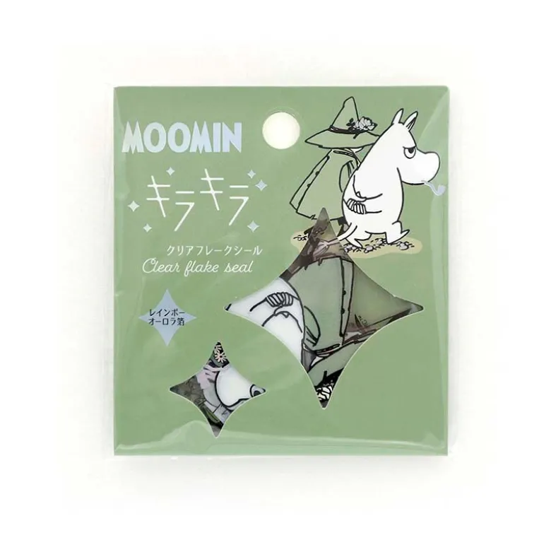 World Craft | Pegatinas Flake KiraKira Moomin & Snufkin