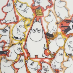 World Craft | Pegatinas Flake Moomin Face Series Angry